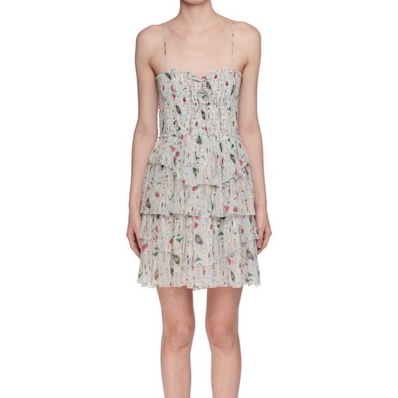 Isabel Marant Étoile Elma Convertible Silk Dress in Ecru - Picture 1 of 16